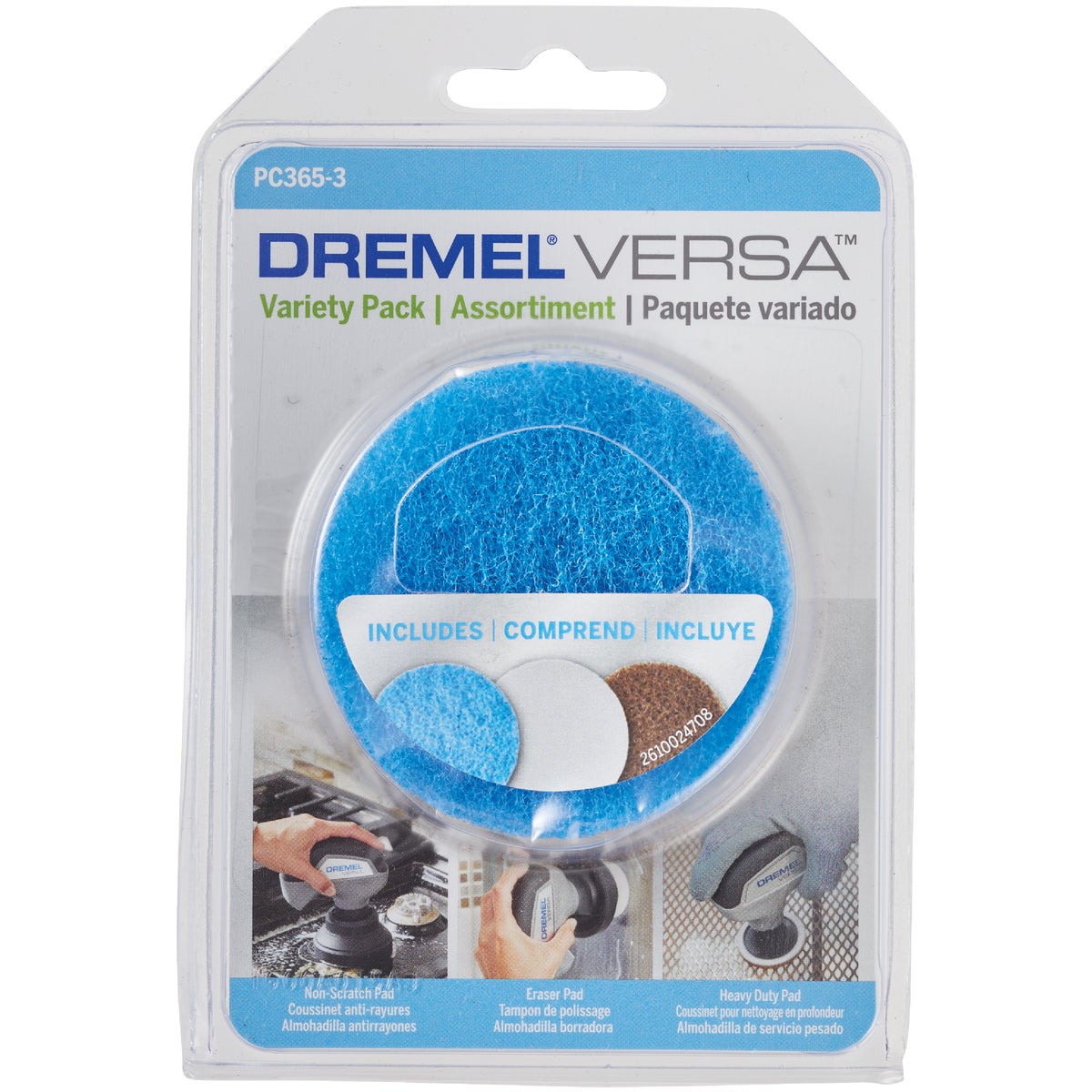 Dremel Versa Cleaning & Polishing Rotary Tool Accessory Kit (3-Piece)