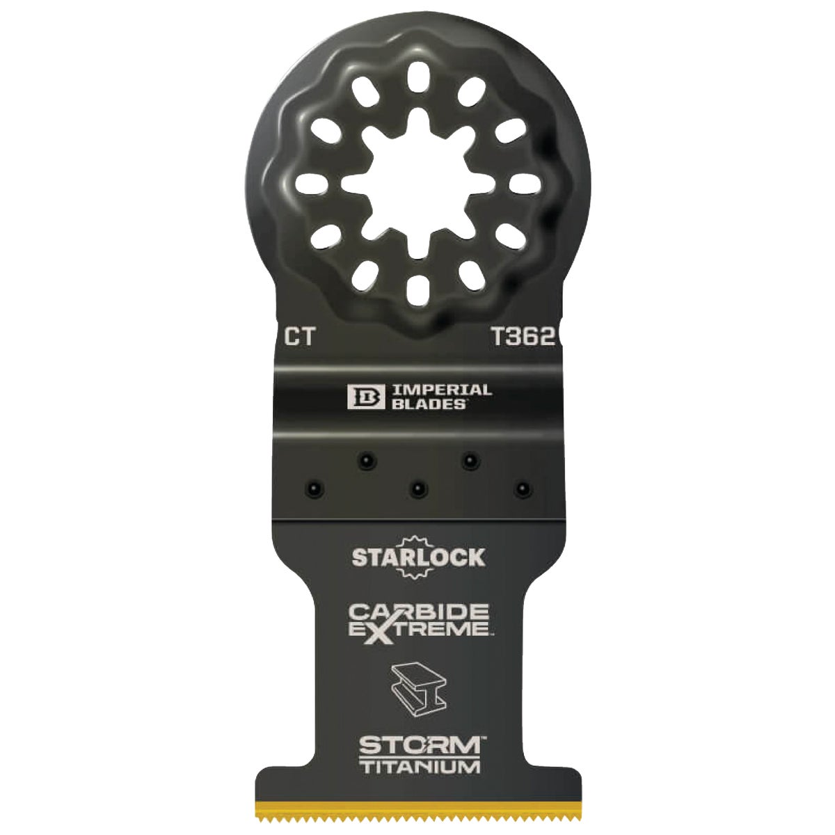 Imperial Blades Starlock 1-3/8 In. Carbide Titanium Extreme Storm Metal Oscillating Blade