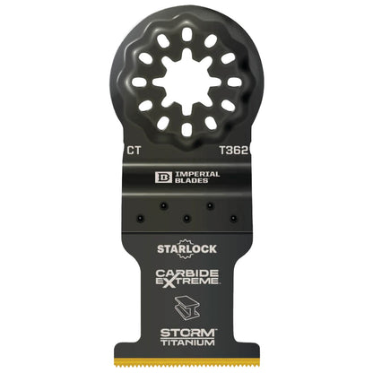 Imperial Blades Starlock 1-3/8 In. Carbide Titanium Extreme Storm Metal Oscillating Blade