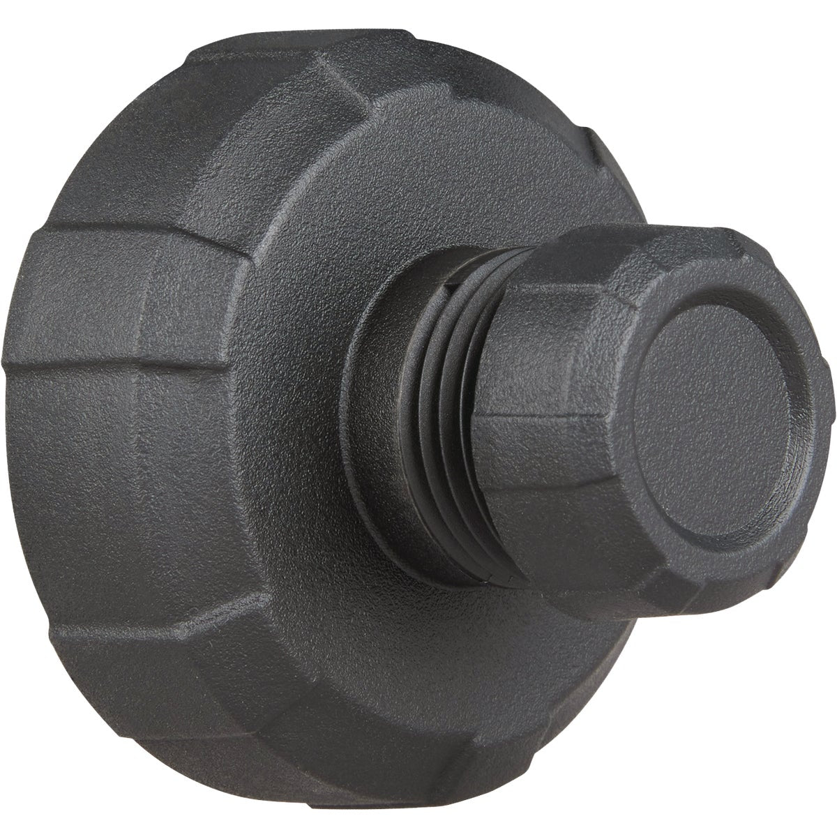 Milwaukee 5/8 In. Black Plastic Vacuum Drain Adapter