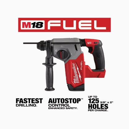 Milwaukee M18 FUEL 1 In. SDS Plus Rotary Hammer - Bare Tool