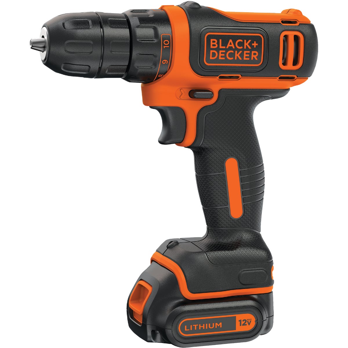 Black & Decker 12 Volt MAX Lithium-Ion 3/8 In. Cordless Drill Kit