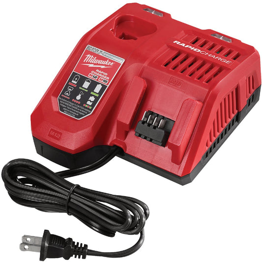 Milwaukee M18/M12 18 Volt and 12 Volt Lithium-Ion Rapid Battery Charger