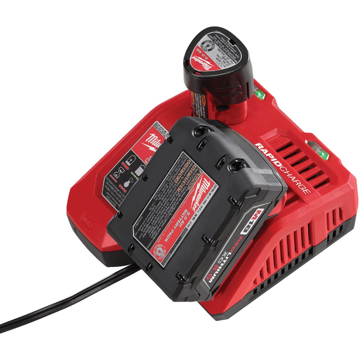 Milwaukee M18/M12 18 Volt and 12 Volt Lithium-Ion Rapid Battery Charger