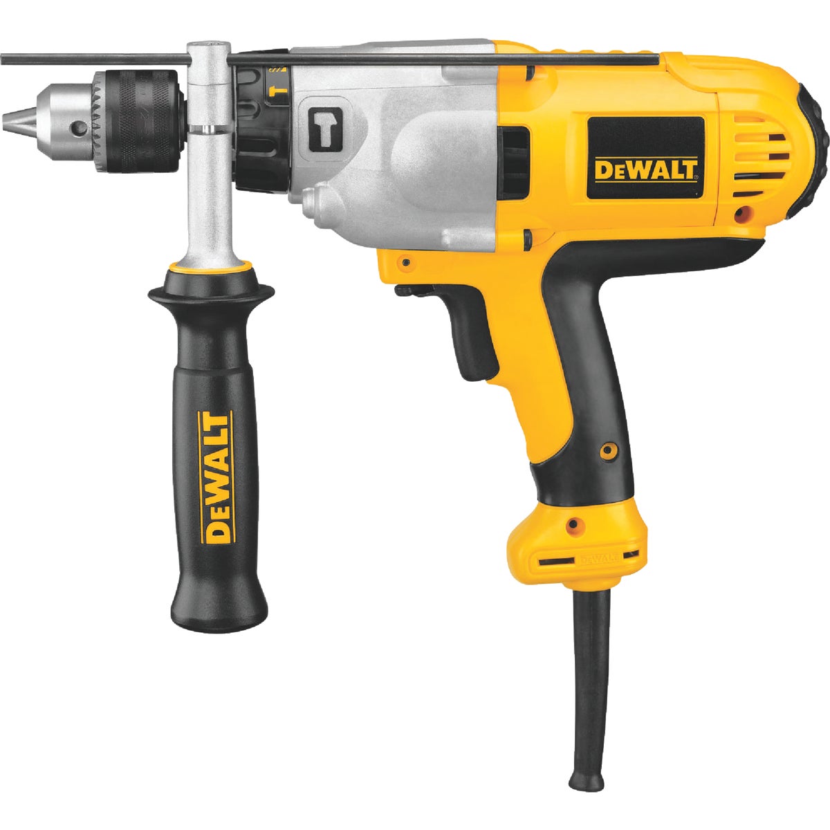 DeWalt 1/2 In. Keyed 10.0-Amp VSR Mid-Handle Grip Electric Hammer Drill