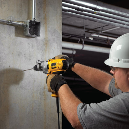 DeWalt 1/2 In. Keyed 10.0-Amp VSR Mid-Handle Grip Electric Hammer Drill