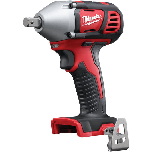 Milwaukee M18 18 Volt Lithium-Ion 1/2 In. Cordless Impact Wrench with Pin Detent (Bare Tool)