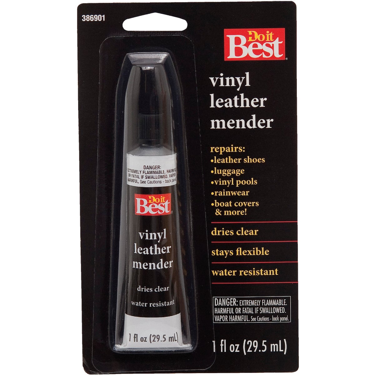 Do it Best 1 Oz. Clear Vinyl & Leather Mender Repair Adhesive