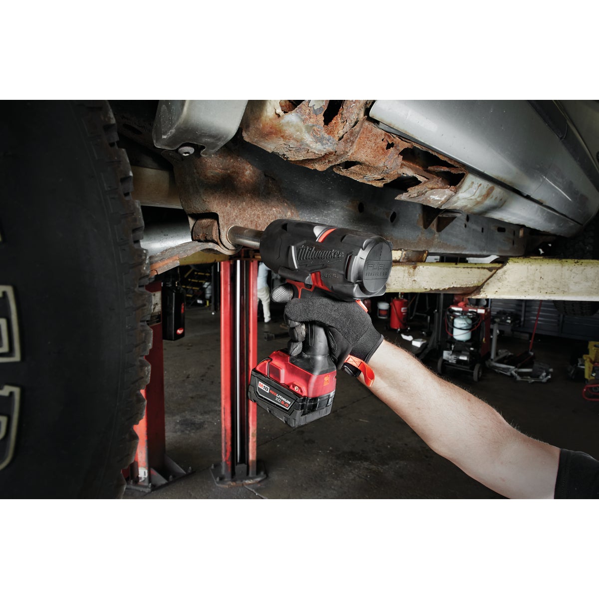 Milwaukee M18 FUEL 18 Volt Lithium-Ion 1/2 In. High Torque Cordless Impact Wrench with Friction Ring (Bare Tool)