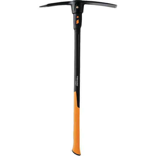 Fiskars Isocore 5 Lb. Forged Steel Pick/Mattock with 36 In. Steel Handle