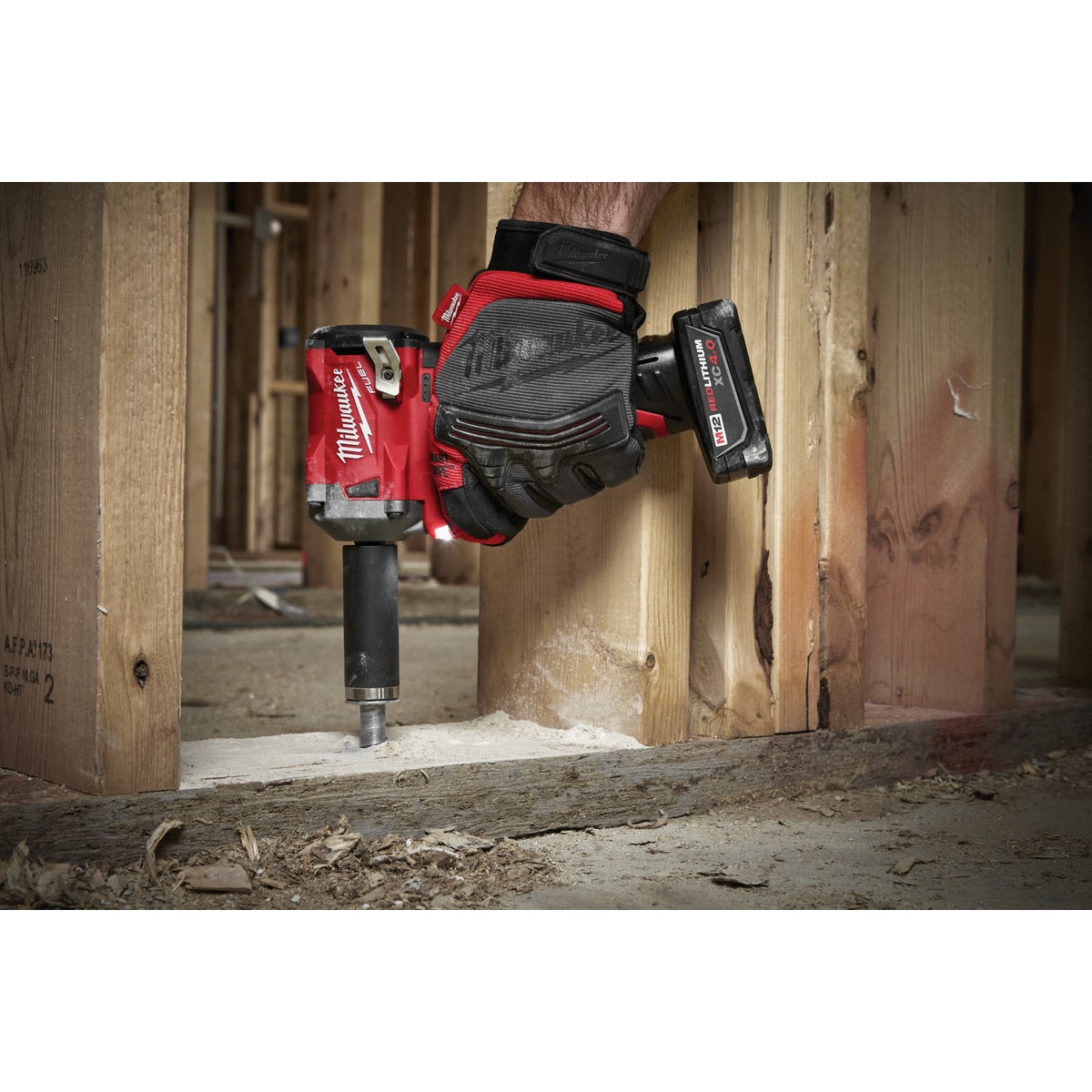 Milwaukee M12 FUEL 12 Volt Lithium-Ion Brushless 3/8 In. Stubby Cordless Impact Wrench (Bare Tool)