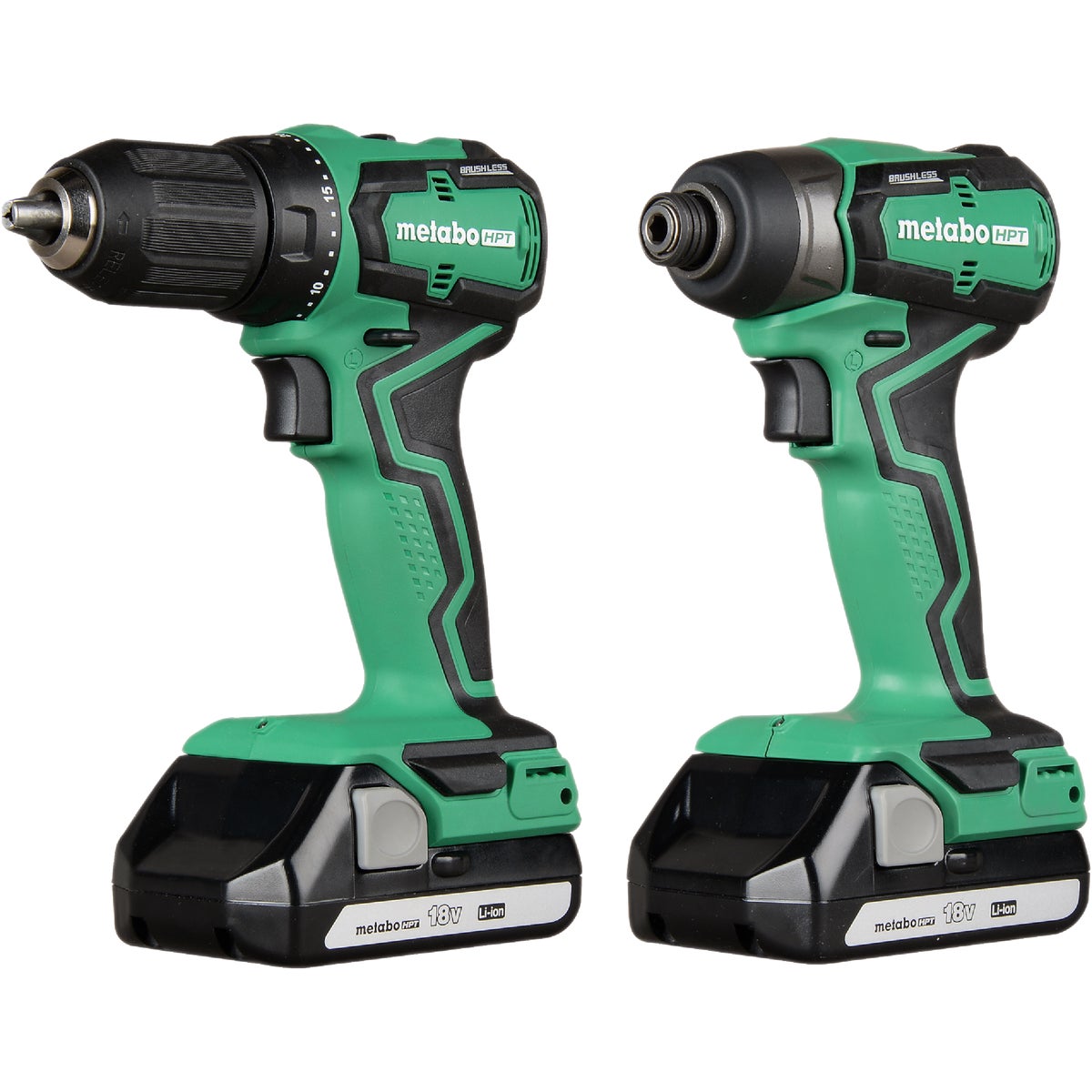 Metabo 18V 2-Tool Lithium-Ion Sub-Compact Drill/Driver & Impact Driver Cordless Tool Combo Kit