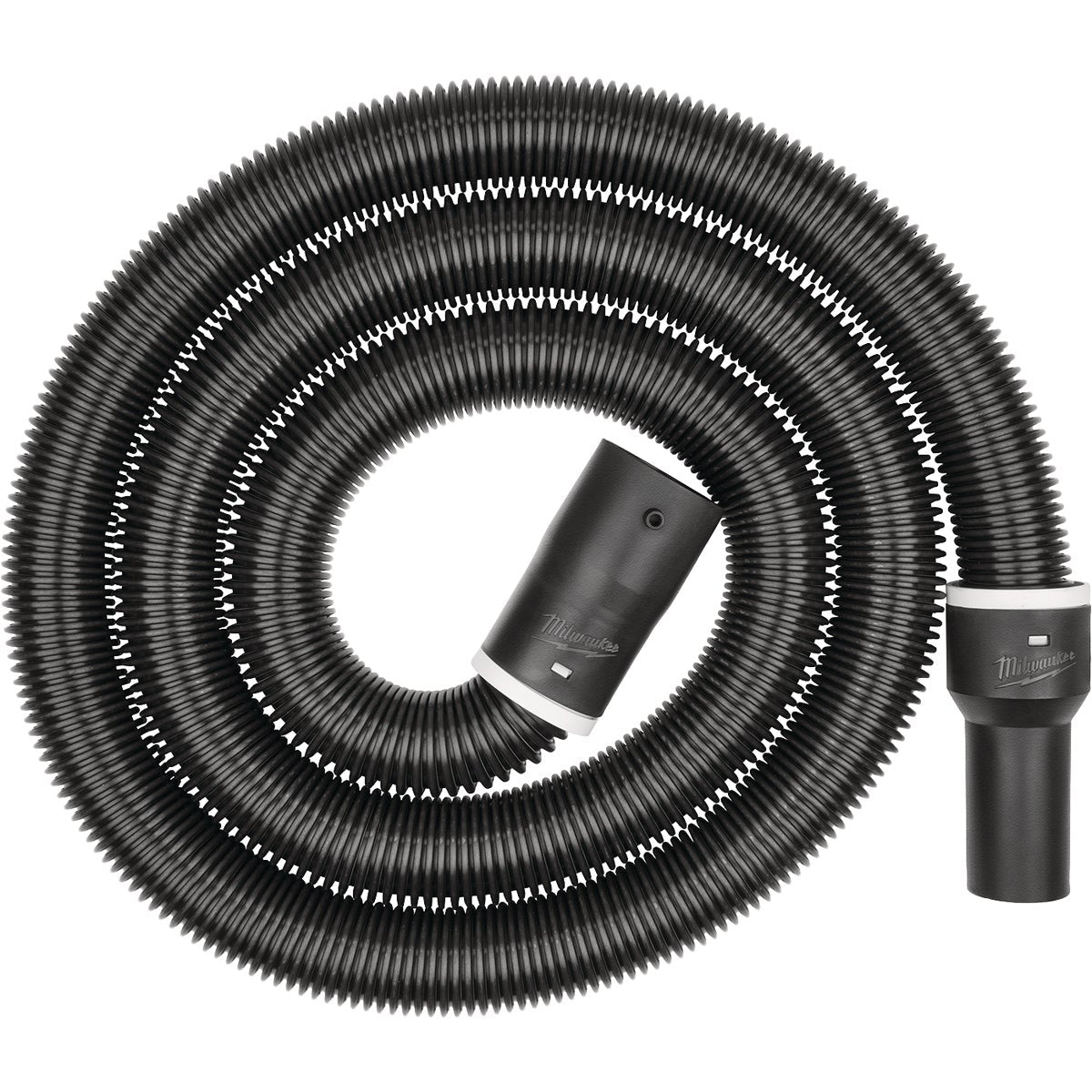 Milwaukee 1-7/8 In. Dia. x 9 Ft. L. Black Rubber Vacuum Hose