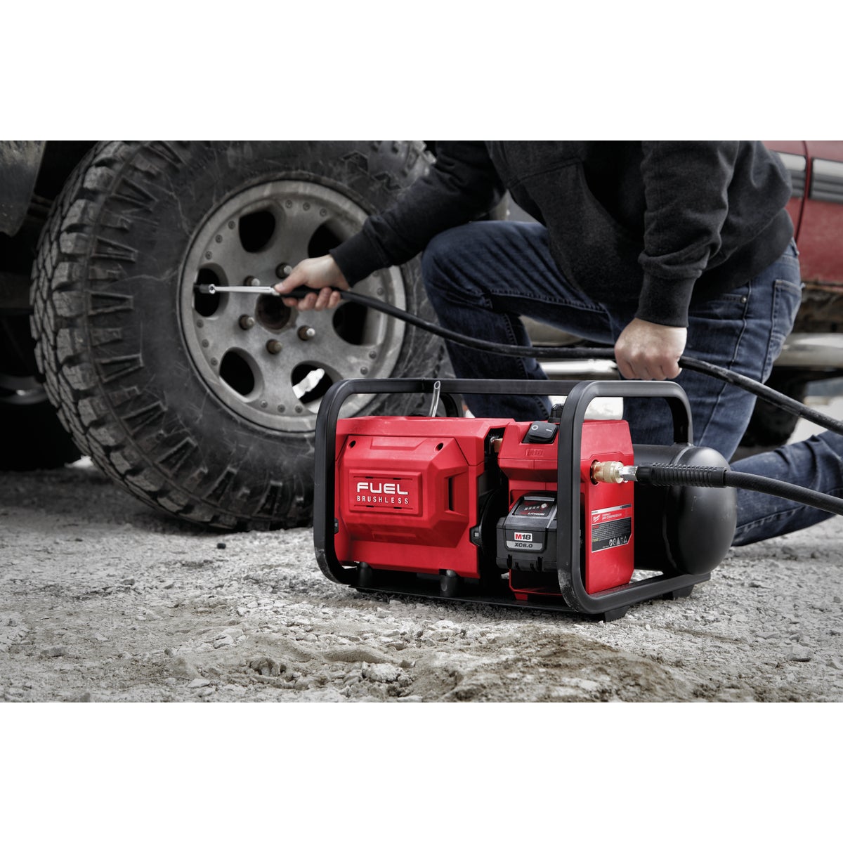 Milwaukee M18 FUEL Brushless 2 Gal. Portable 135 psi Cordless Air Compressor (Bare Tool)