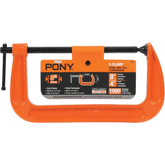 Pony 8 In. Light-Duty C-Clamp