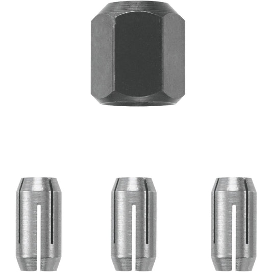 RotoZip 1/8 In., 5/32 In., 1/4 In. Collet Nut Kit (4-Pieces)