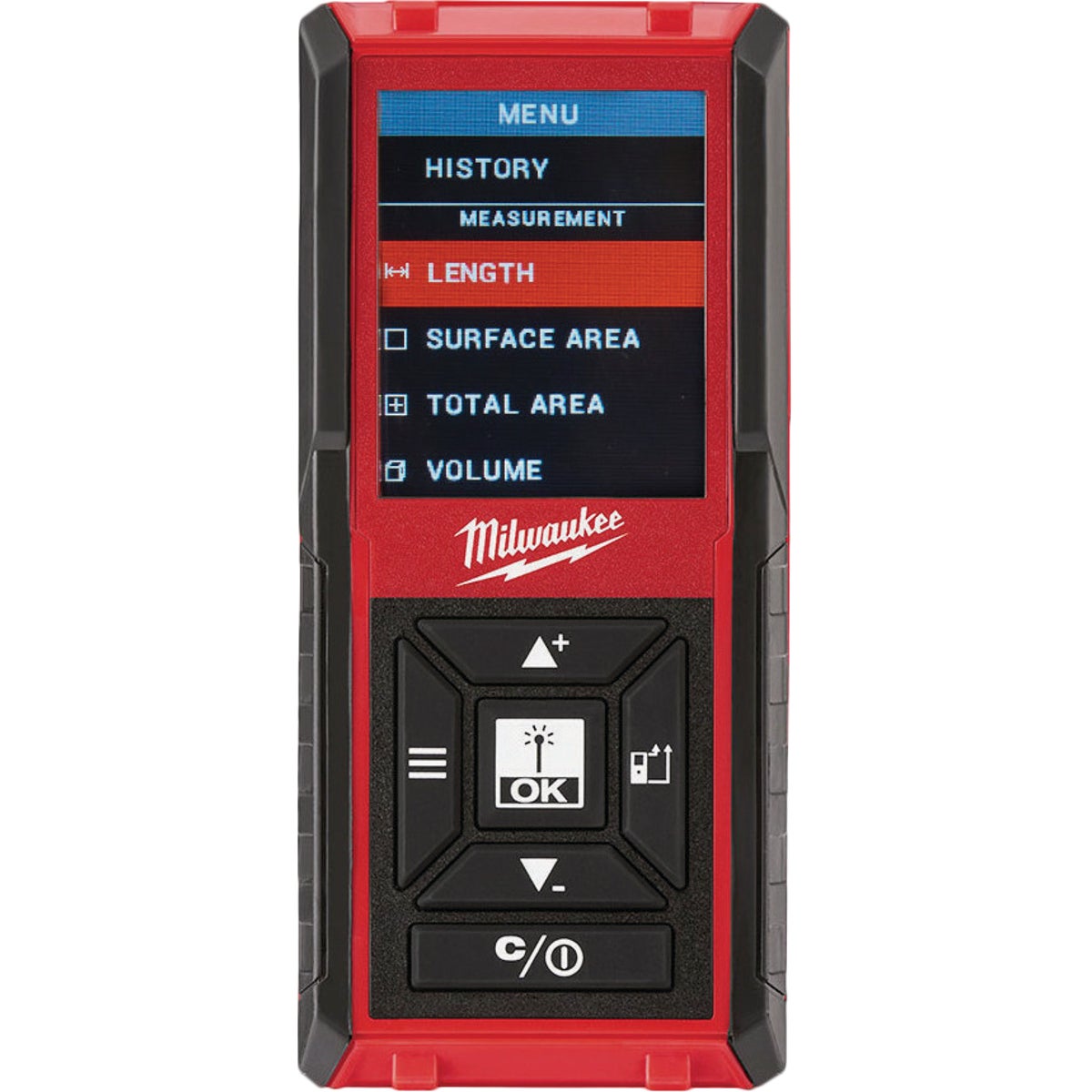 Milwaukee 150 Ft. Backlit Color Screen Laser Distance Measurer