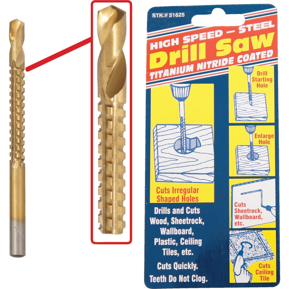 Best Way Tools 3-5/8 In. Titanium Drill Bit