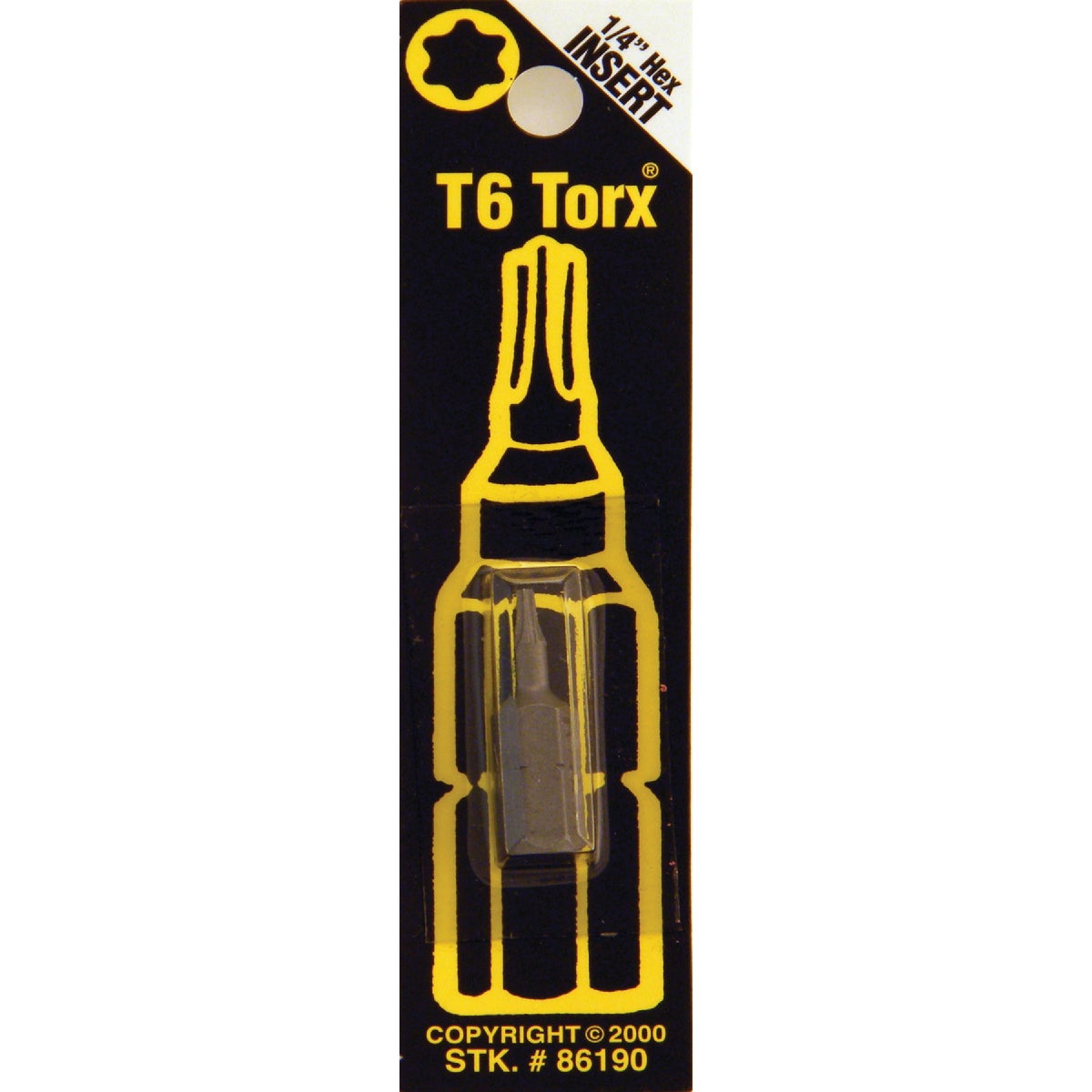 Best Way Tools T6 TORX Insert Hex Screwdriver Bit