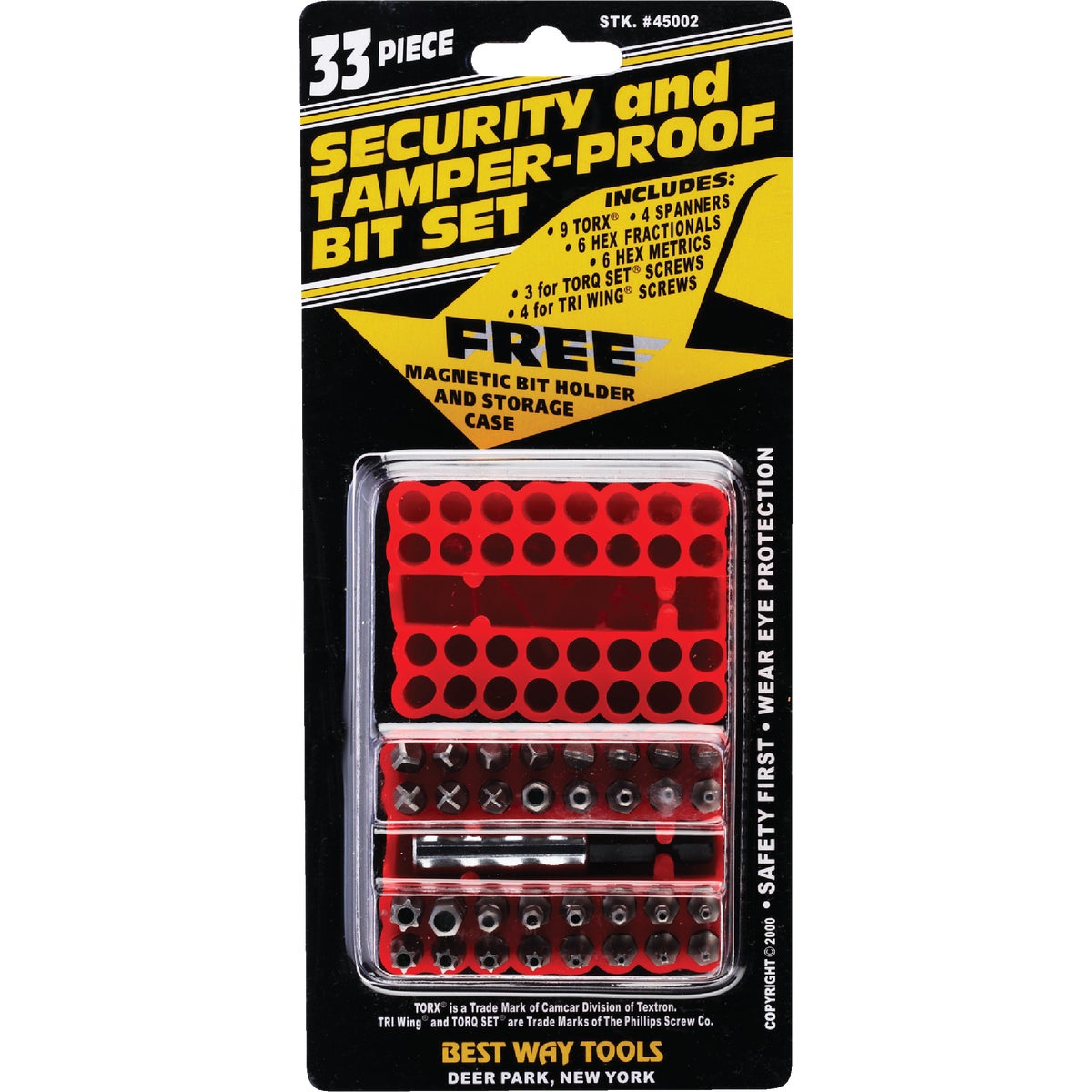 Best Way Tools 33-Piece Security Bit Set