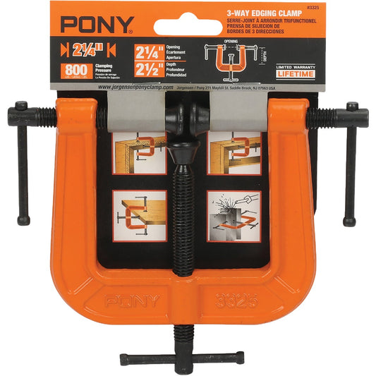 Pony 2-1/4 In. 3-Way Edging Clamp