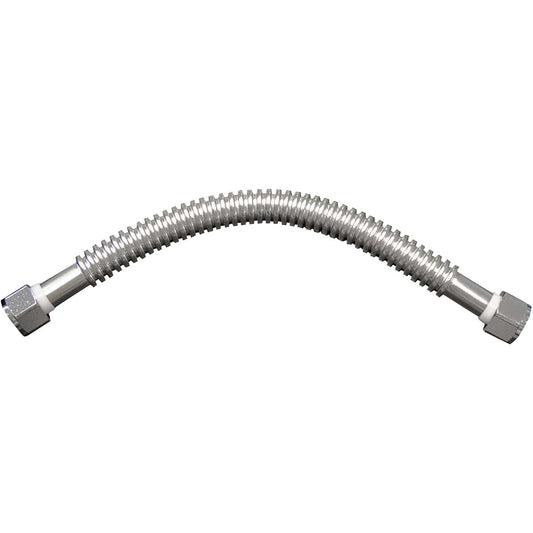 ProLine 1 In. FIP x 3/4 In. FIP x 18 In. L Stainless Steel Water Softener Connector