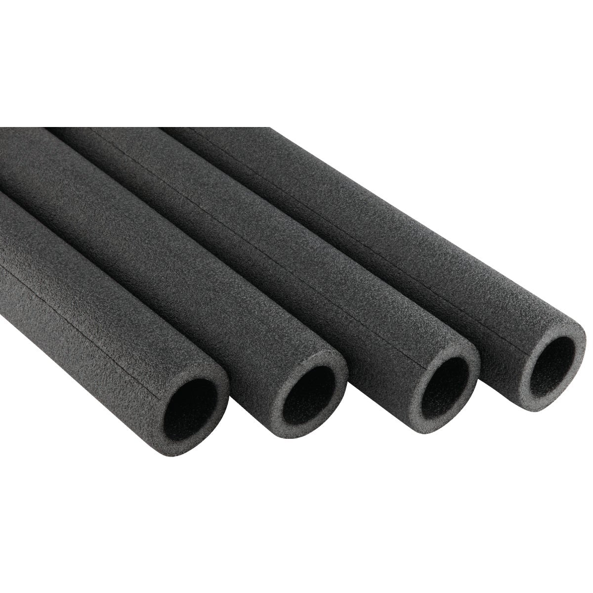 Tundra 3/8 In. Wall Semi-Slit Polyolefin Pipe Insulation Wrap, 1-1/4 In. x 3 Ft. (4-Pack)