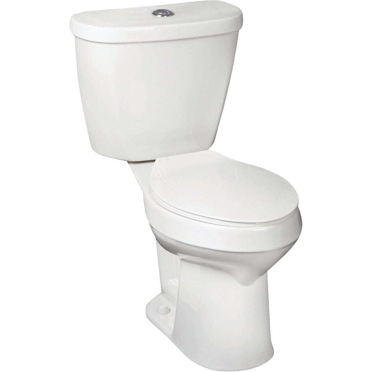 Mansfield Summit SmartHeight White Elongated Bowl 1.1 or 1.6 GPF Dual Flush Toilet Kit