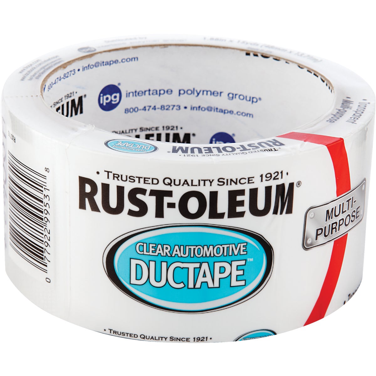 Rust-Oleum 1.88 In. x 15 Yd. Automotive Duct Tape, Clear