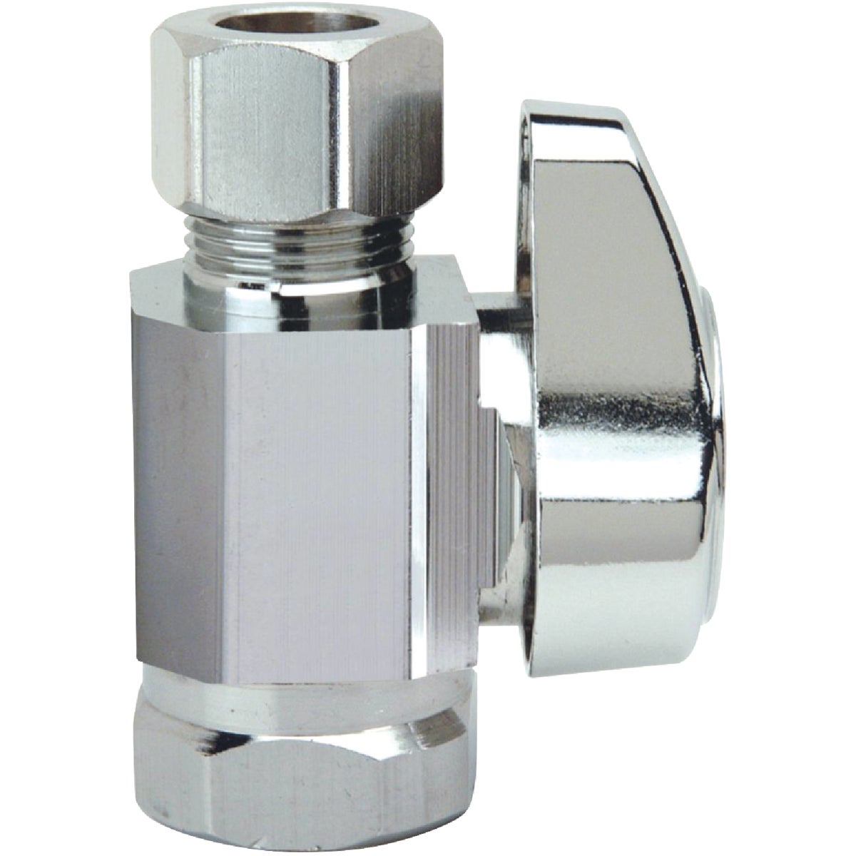 BrassCraft 3/8 In. FIP Inlet x 3/8 In. OD Tube Outlet Brass Straight Valve