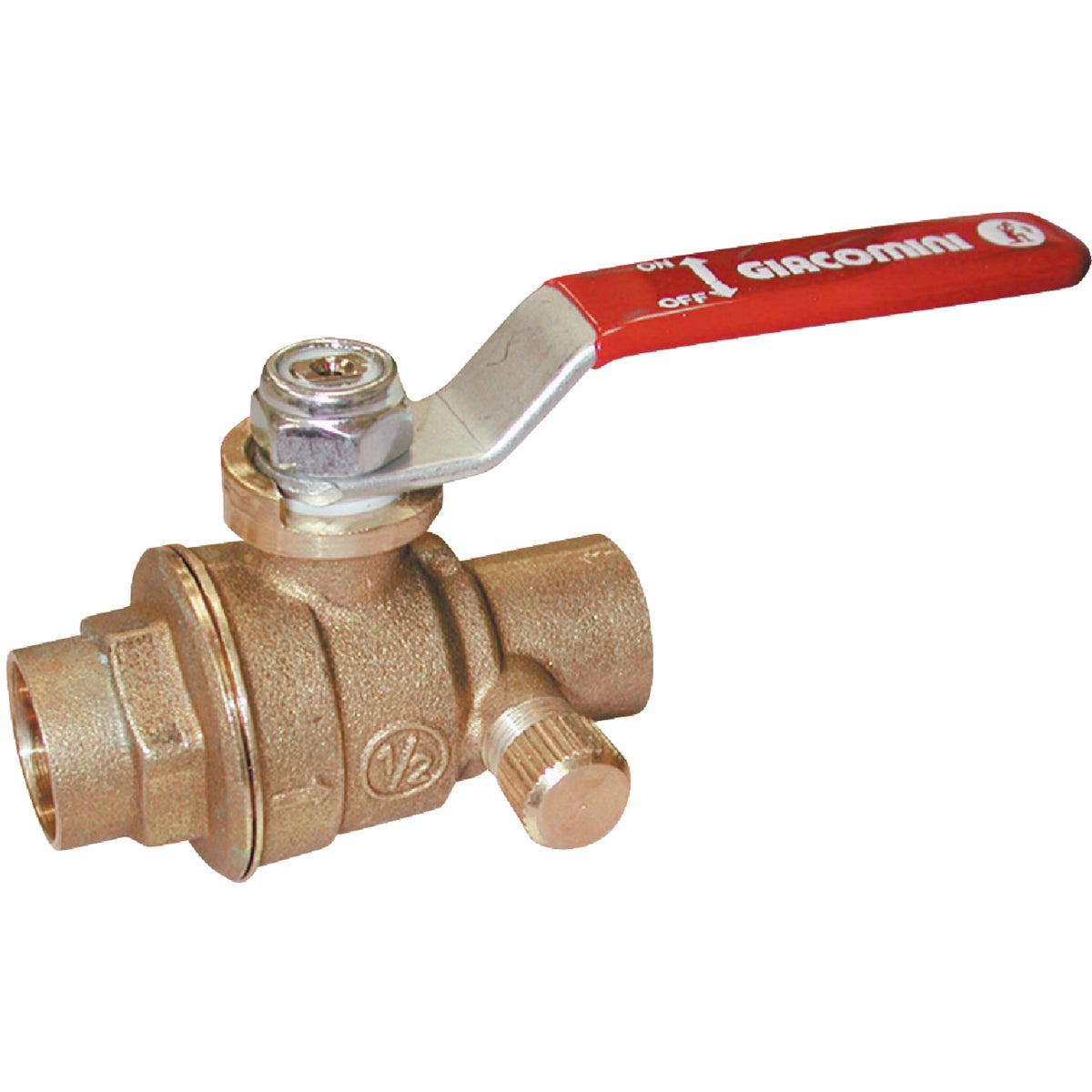 ProLine 1/2 In. C X 1/2 In. C Forged Brass Full Port Ball Valve