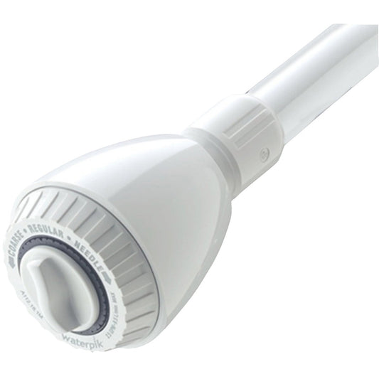 Waterpik Watersaver 1-Spray 1.6 GPM Fixed Showerhead, White