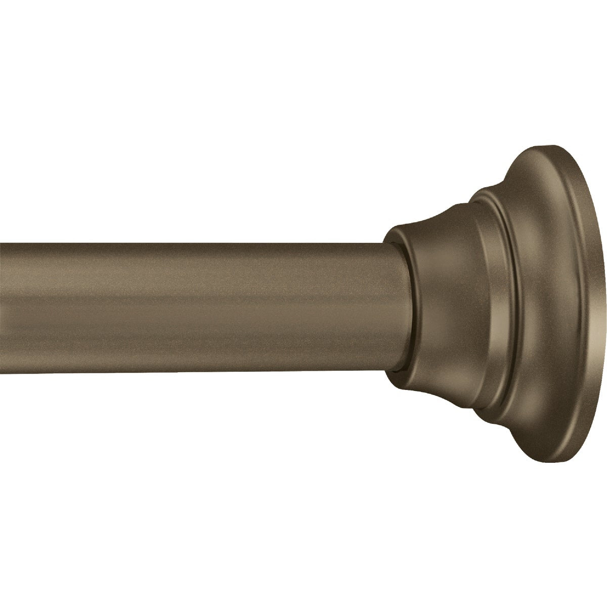 Moen Straight 44 In. To 72 In. Adjustable Tension Shower Rod in Oil Rubbed Bronze