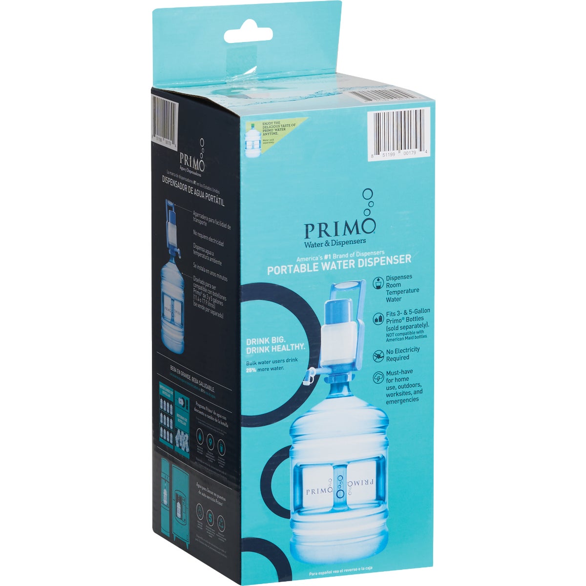 Primo Manual Water Bottle Pump with Handle