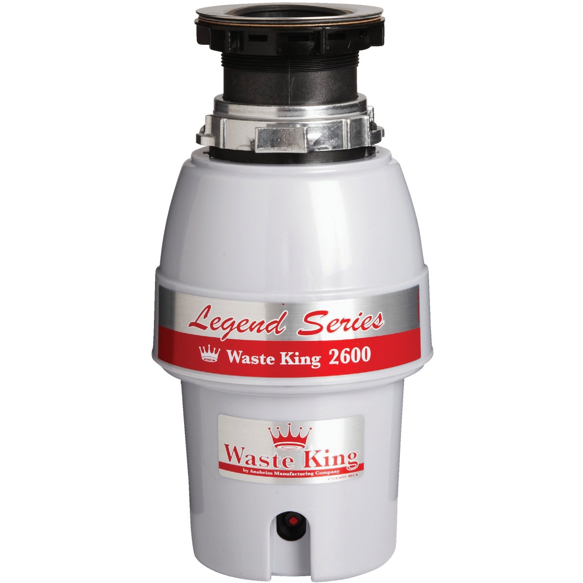 Waste King 1/2 HP Garbage Disposer, 5 Year Warranty