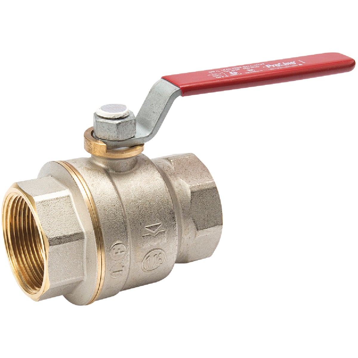 ProLine 1-1/2 In. FIP Forged Brass Full Port Ball Valve