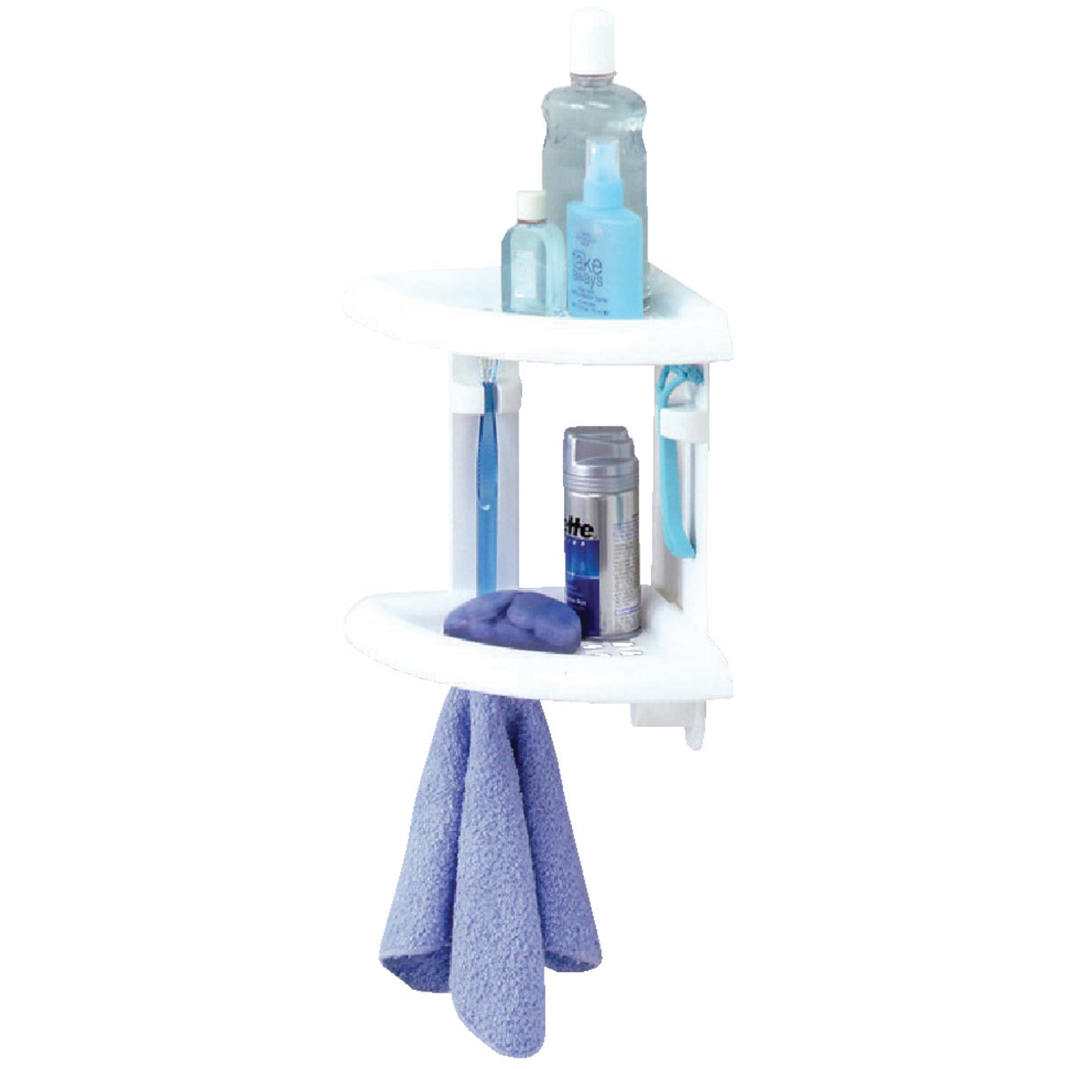 Zenith Zenna Home Plastic 10-1/2 In. x 11 In. Shower Caddy