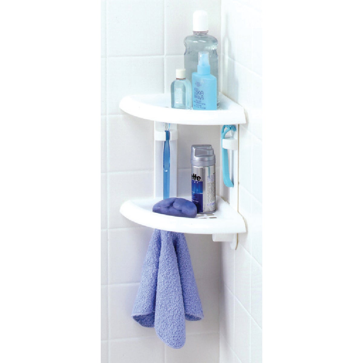 Zenith Zenna Home Plastic 10-1/2 In. x 11 In. Shower Caddy