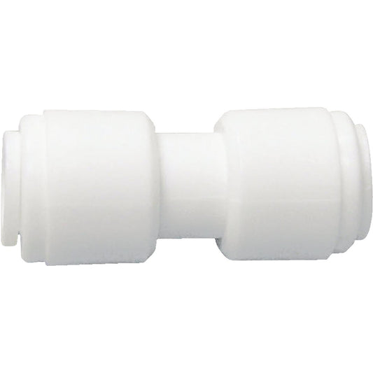 Watts 3/8 In. x 3/8 In. OD Tubing Quick Connect Plastic Coupling