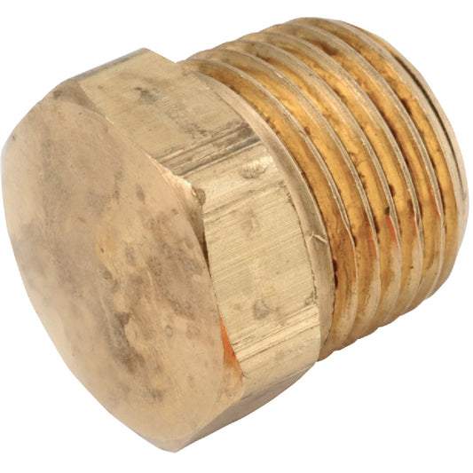 Anderson Metals 3/8 In. Low Lead Hex Head Brass Hex Plug