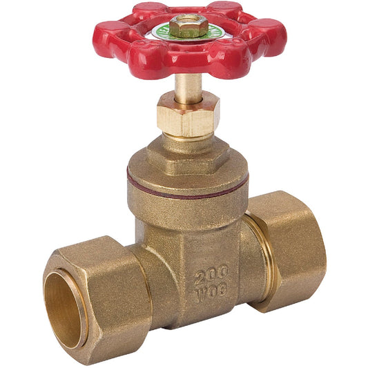 ProLine 1/2 In. C x 1/2 In. C Compression Gate Valve