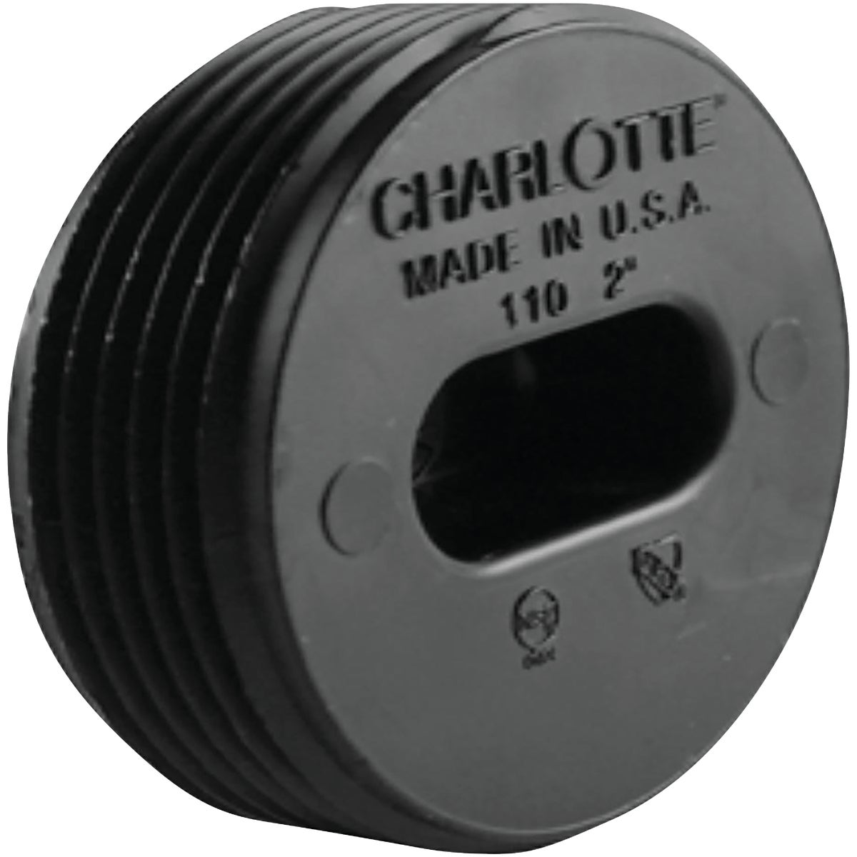 Charlotte Pipe 2 In. MIP Countersunk ABS Plug