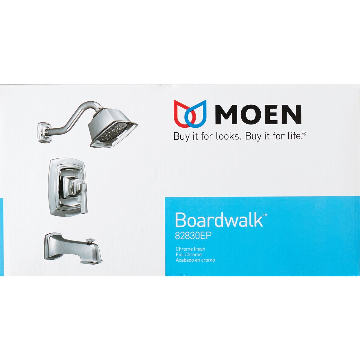 Moen Boardwalk Chrome Single-Handle Lever Tub and Shower Faucet