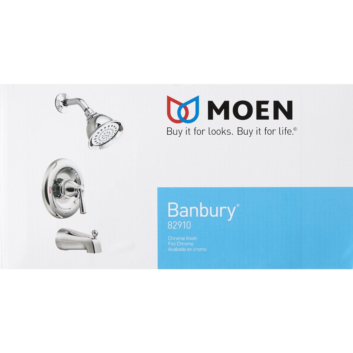 Moen Chrome 1-Handle Lever Tub and Shower Faucet