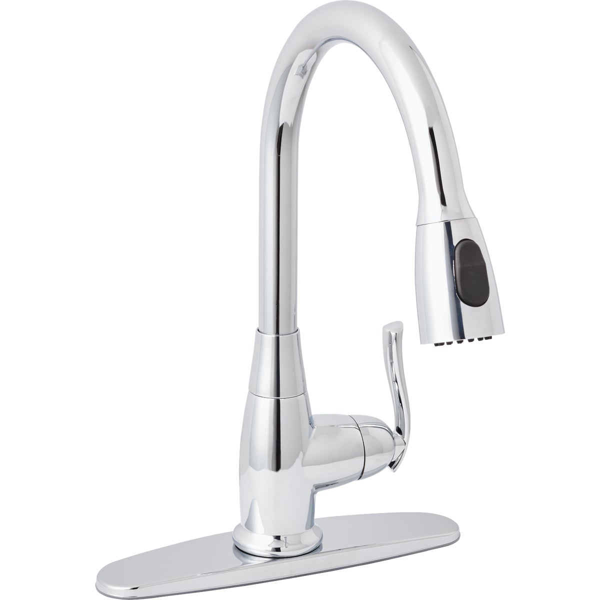 Home Impressions Single Handle Lever Pull-Down Kitchen Faucet, Chrome