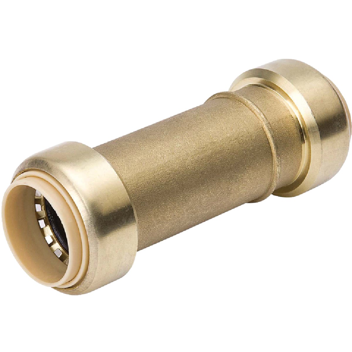 ProLine 1 In. x 1 In. Brass Push Fit Repair Coupling