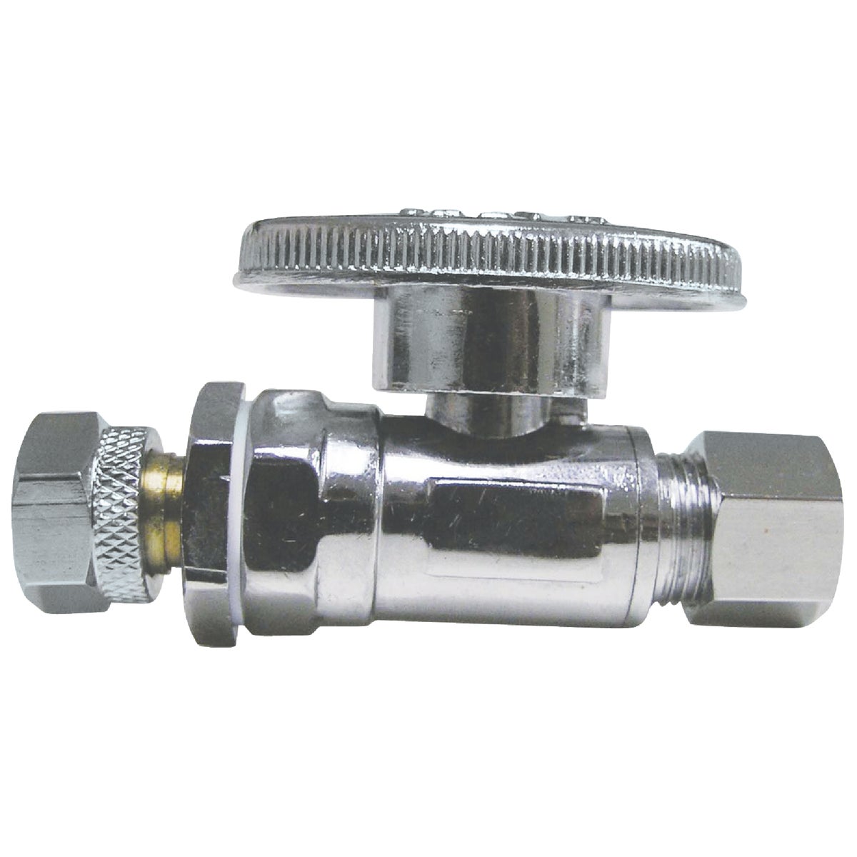 ProLine 3/8 In. Female C x 3/8 In. Male C Chrome plated brass Retrofit Ball Valve