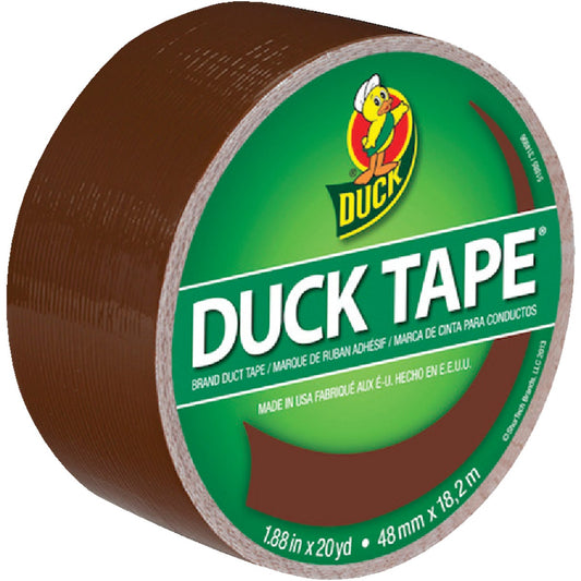 Duck Tape 1.88 In. x 20 Yd. Colored Duct Tape, Brown