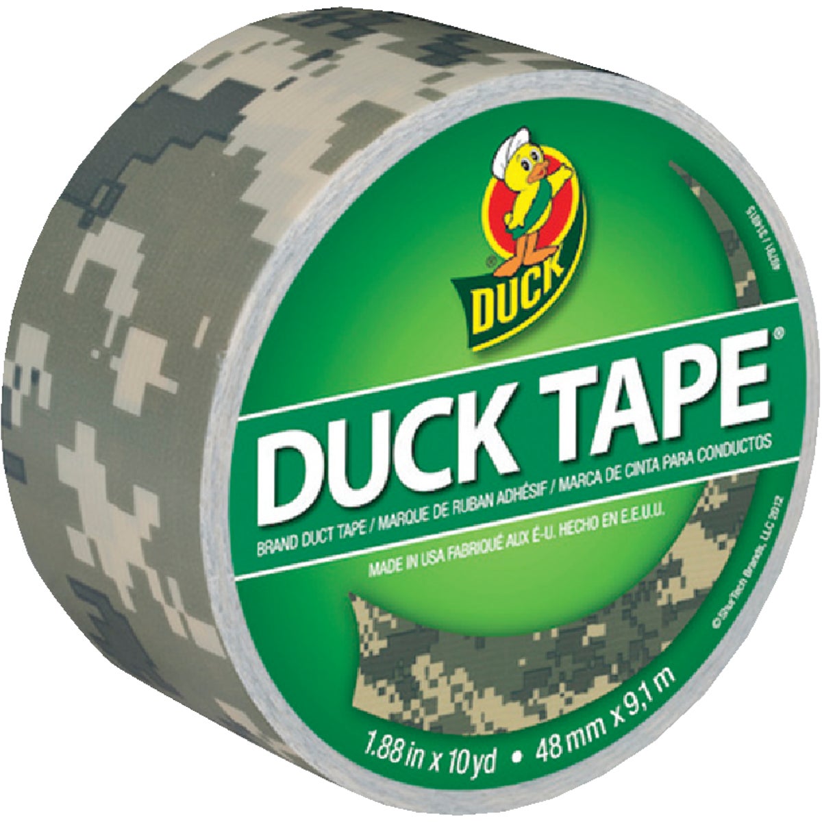 Duck Tape 1.88 In. x 10 Yd. Printed Duct Tape, Digital Camo