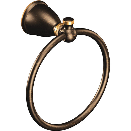 Moen Mediterranean Bronze 6 In. Towel Ring